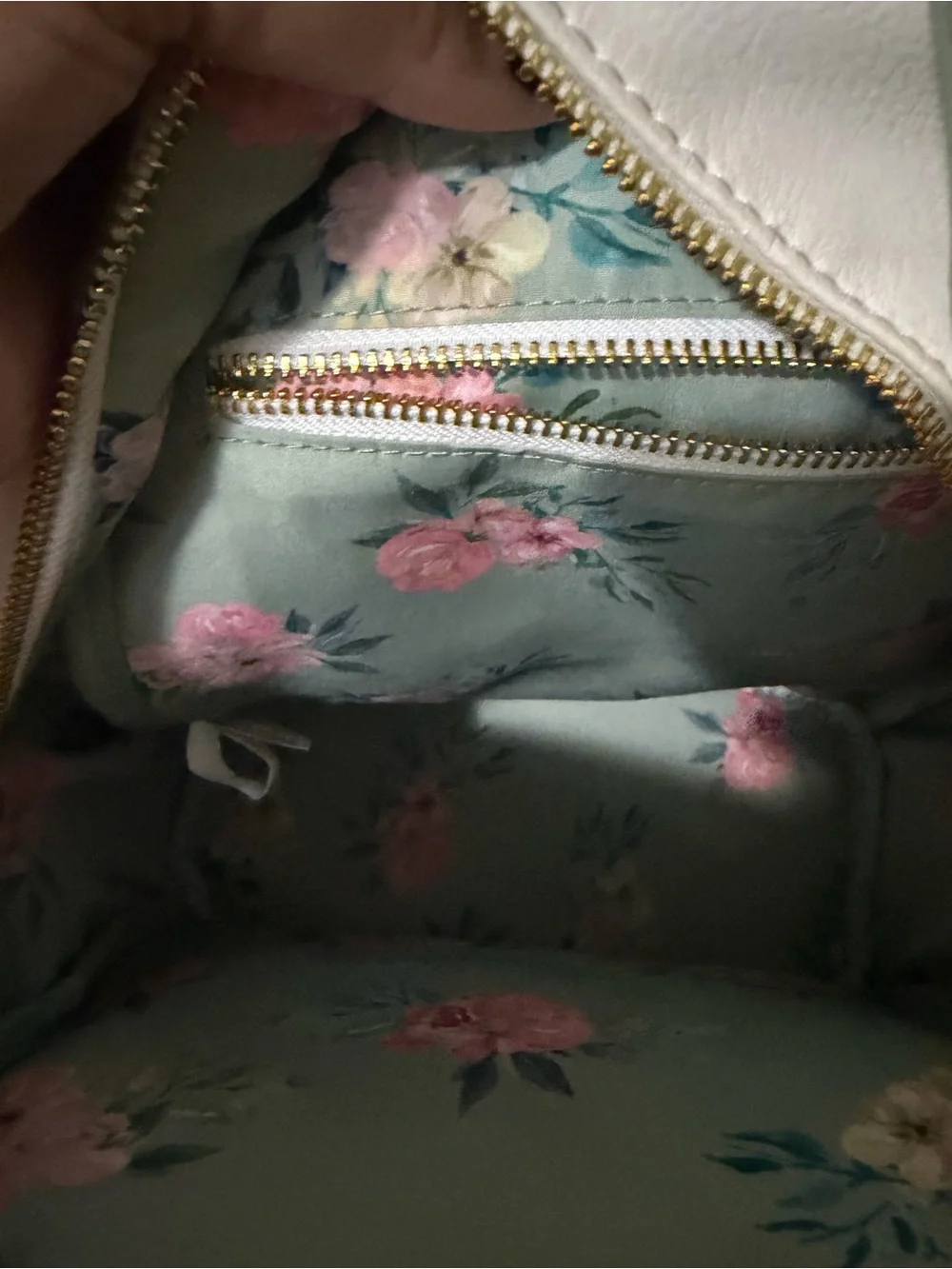 Disney Villains Floral White Mini Backpack by Disney